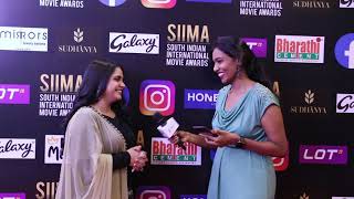 SIIMA 2021 red carpet with singer Saindhavi | DGZ Media