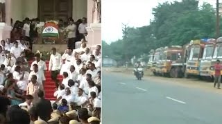 Watch | Deserted roads, shops shut, people mourn Amma's death