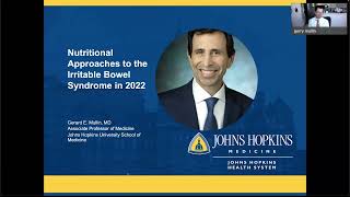 March 2022 – “Nutritional Approaches to the Irritable Bowel Syndrome” – Gerard Mullin, MD