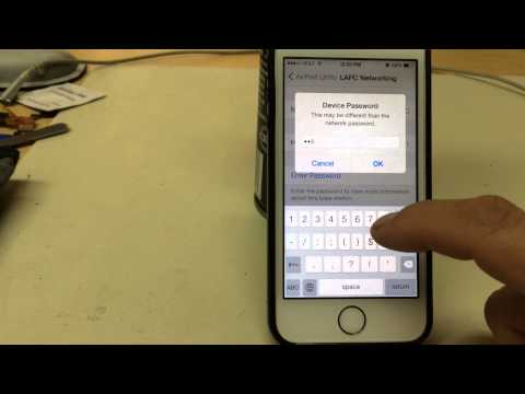 How to change the password on apple modem How to change the password on apple modem