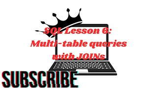 SQL Lesson 6: Multi table queries with JOINs
