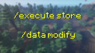 Tutorial: /data modify & /execute store