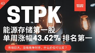 STPK丨美股SPAC解析43丨能源智能储能第一股 单周上涨43 62% 市场空间巨大 没有竞争对手 什么价格买入  20210315  【点击CC英文字幕】