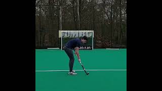try to like this easy shot top corner goal hockey #hockeytips #shorts #shortsvideo