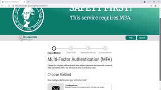 Creating an ESD account w two-step verification (also called multi-factor authentication or MFA)