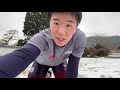 vlog 「心を燃やせ🔥これが雪トレ」 ドイツでプロを目指すアマチュアサッカー選手 県リーガー の1日 10