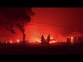 get out now watch young lads flee armageddon wildfires as california engulfed in flames