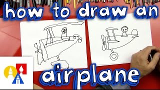 How To Draw An Airplane (For Young Artists)