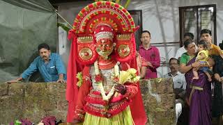 തെയ്യം 3  കുഞ്ഞിമംഗലം എട്ടിയാട്ട് തറവാട്  കളിയാട്ട മഹോത്സവം full video part 3 full HD