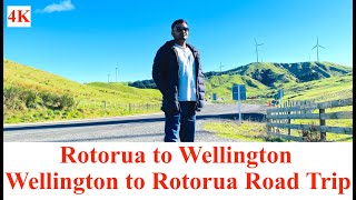 Rotorua To Wellington - Wellington To Rotorua Road Trip With On The Way Beautiful Lookouts II4KII