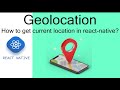 Geolocation in React Native