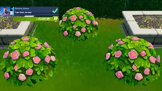 DESTROY SHRUBS! How to get 60,000 XP in less than 1 hour? Rare "Milestone" Quest [Fortnite Season 7]