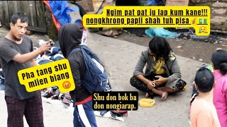 Husiar paidbah ioh don kum kine ki jaitbriew kiba tuh pisa wat naki nongkhrong ruh.#socialexperiment