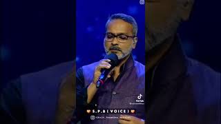 SP Saran Singing Performance in SP Balasubramaiyam Voice..from Mougna Ragam Movie Nilave Vaa Song 😍😍