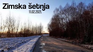 Zimska šetnja 1 - kroz šumu do Drave - 11.02.2021.