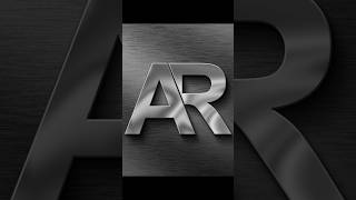 A R Text logo Design in CorelDRAW | CorelDRAW tutorial | Graphic Design #coreldraw #vce #logo