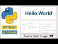 Python Program to Print Hello World | Hello World in Python