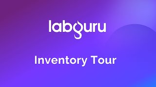 Labguru Inventory Tour