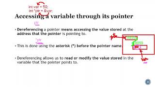 I BCA C Programming (SEP) Unit 4 Session 2 Accessing values through pointers