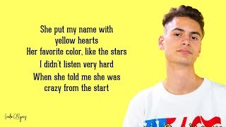 Ant Saunders Yellow Hearts Lyrics she put my name with yellow hearts