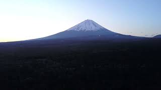 今日の鳴沢村からの富士山🗻! 2022年1月25日 07時00分 No,2