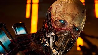 Alien Xenomorph Speaks For The First Time Scene 4K (2023) - Aliens Dark Descent