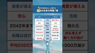 【20代は知らないと損するお金の常識7選💰】#お金の勉強 #お金の知識 #投資 #投資信託 #投資初心者 #資産運用 #節約 #貯金 #節税 #つみたてnisa #積立nisa