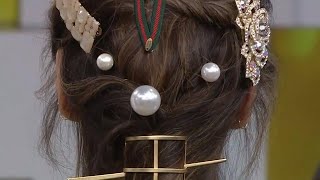 How to DIY the most elegant pearl hair accessories