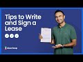 The Lease Agreement Writing And Signing Process - Made Easy!