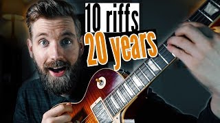 10 AWESOME riffs that taught me guitar (easy to hard)