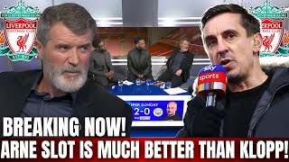 🚨"HE'S INCREDIBLE" ROY KEANE AND GARY NEVILLE REACT TO LIVERPOOL'S VICTORY AGAINST GUARDIOLA'S CITY!