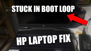 How To Fix HP Laptop Stuck in boot loop and OS Not Booting Problem Solution