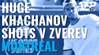 HUGE Karen Khachanov Winners v Zverev | Coupe Rogers 2019
