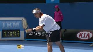 Baghdatis vs Ferrer - Australian Open 2010 R2 Full Match