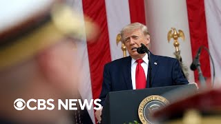 Watch: Trump delivers Memorial Day remarks at Arlington National Cemetery