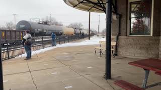 CN 5616 with BCRail mixed freight