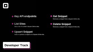 Developer Track | Workshop: Snippets API