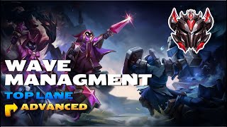 High Elo Advanced Top lane Wave Management: How to get Prio in Bad Matchups