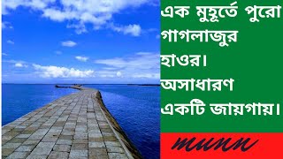 এক মুহূর্তে পুরো গাগলাজুর হাওরের  দৃশ্য। এবং তার বর্তমান অবস্থা😍