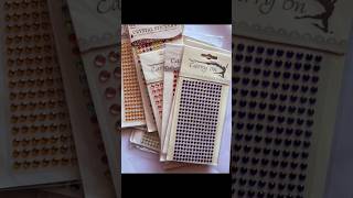 unboxing cute crystal stickers #journalingsupplies journal stickers