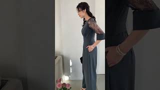 30代40代女性向けワンピースの動画！結婚式ワンピースならPourVous