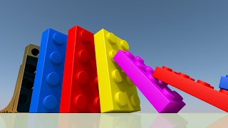 Huge LEGO Dominoes VS Golden Dominoes