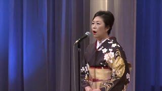 「廬山の瀑布を望む」（吟）中武岳玲