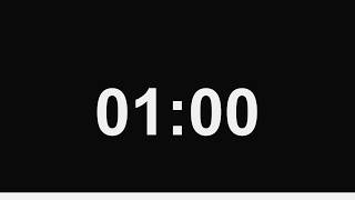 1 Minute Countdown Timer | Simple Timer with Progress Bar