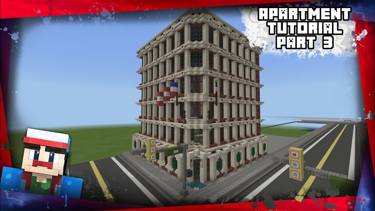 Minecraft Apartment Tutorial Part 3 Youtube