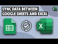 How to Import Data From Google Sheets to Excel - Real Time Auto Sync Google Sheets with Excel