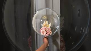 Bubble Balloon flower bouquet #balloon #diy #balloonbouquet
