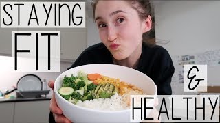UNI VLOG | HOW TO STAY FIT & HEALTHY AS A STUDENT | DIET, FOOD & FITNESS