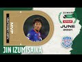 Jin Izumisawa | KONAMI Monthly MVP (J2) | June 2021 | Ventforet Kofu