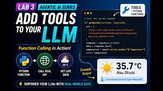 🛠️ Add Tools to Your LLM in Python | Agentic AI Function Calling Explained